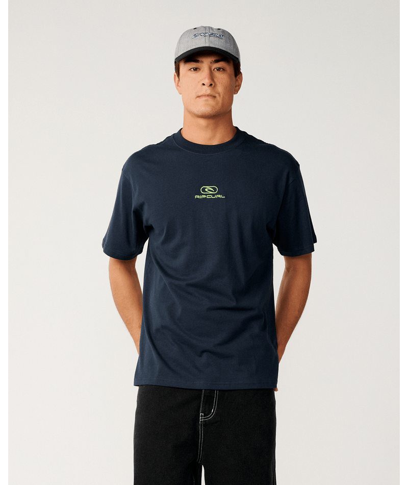 Rip Curl Pill Icon Tee in DARK NAVY