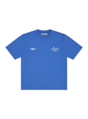 Barney Cools Euphoria Tee in Cyber Blue