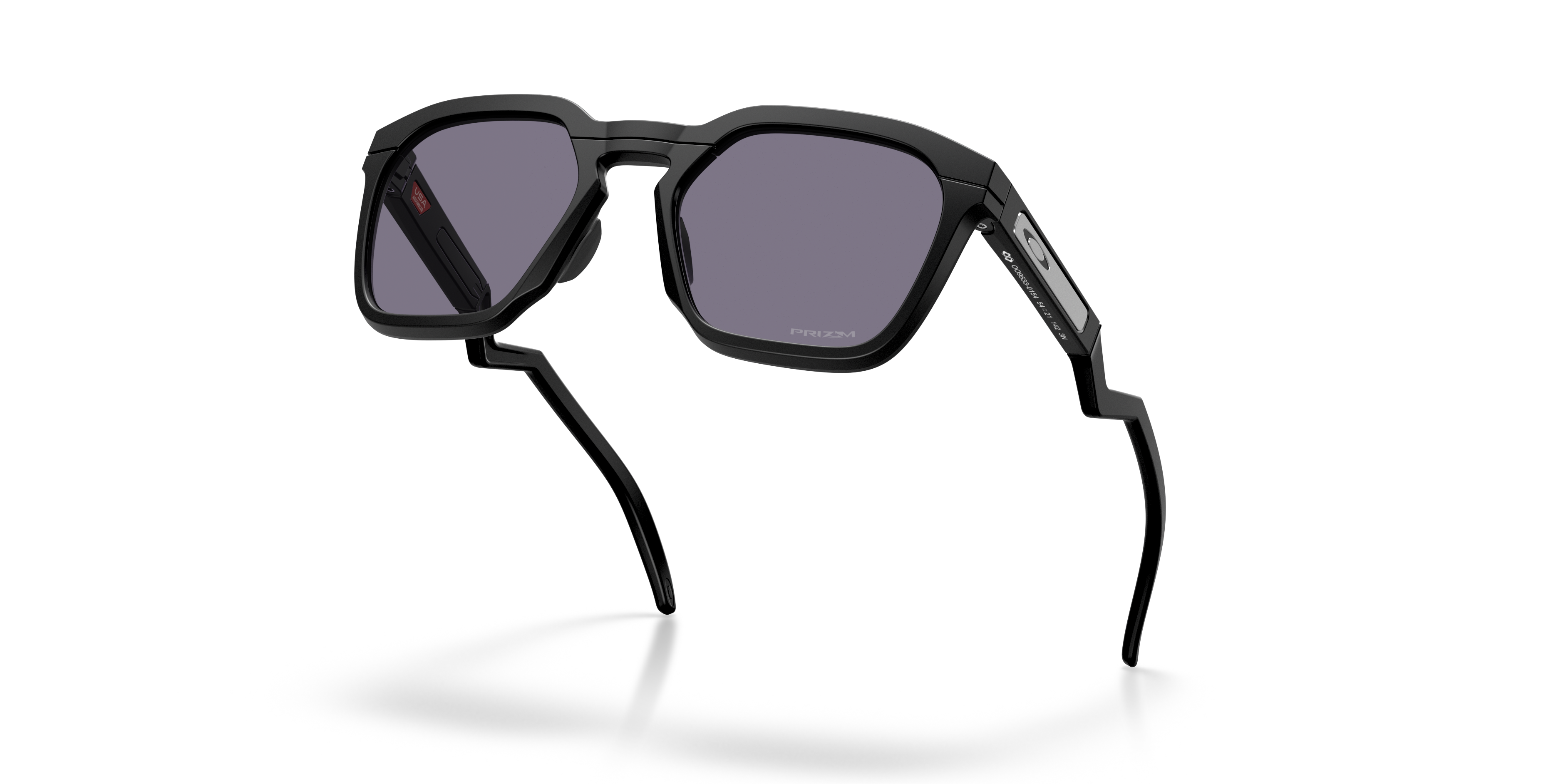 Oakley HSTN SQ MATTE BLACK PRIZM GREY in Matte Black