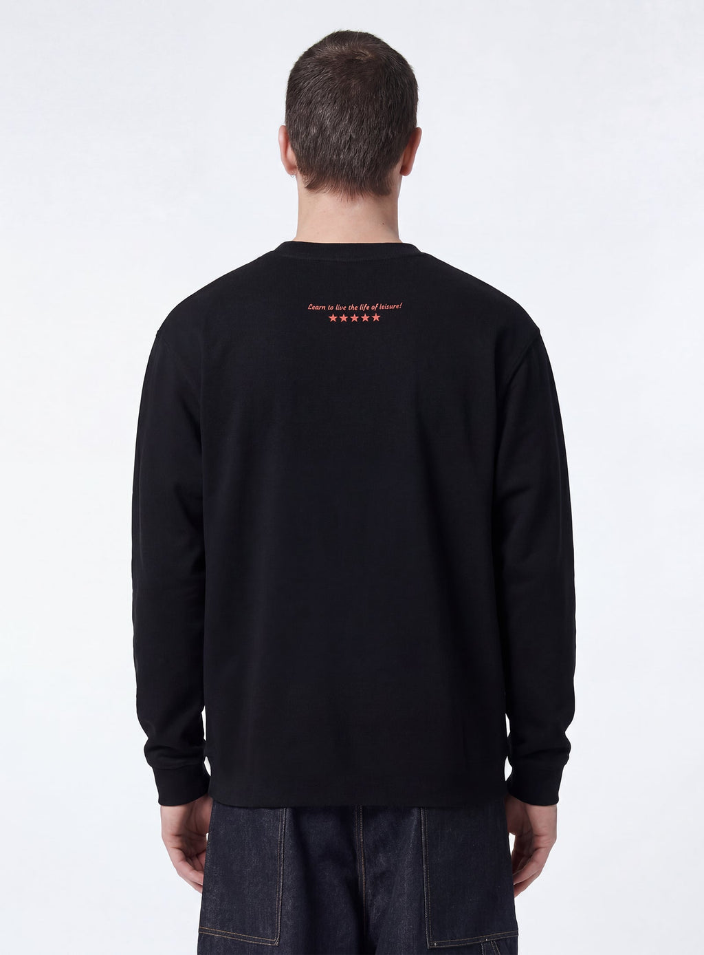 Barney Cools Script Crop Ls T-Shirt Black in Single