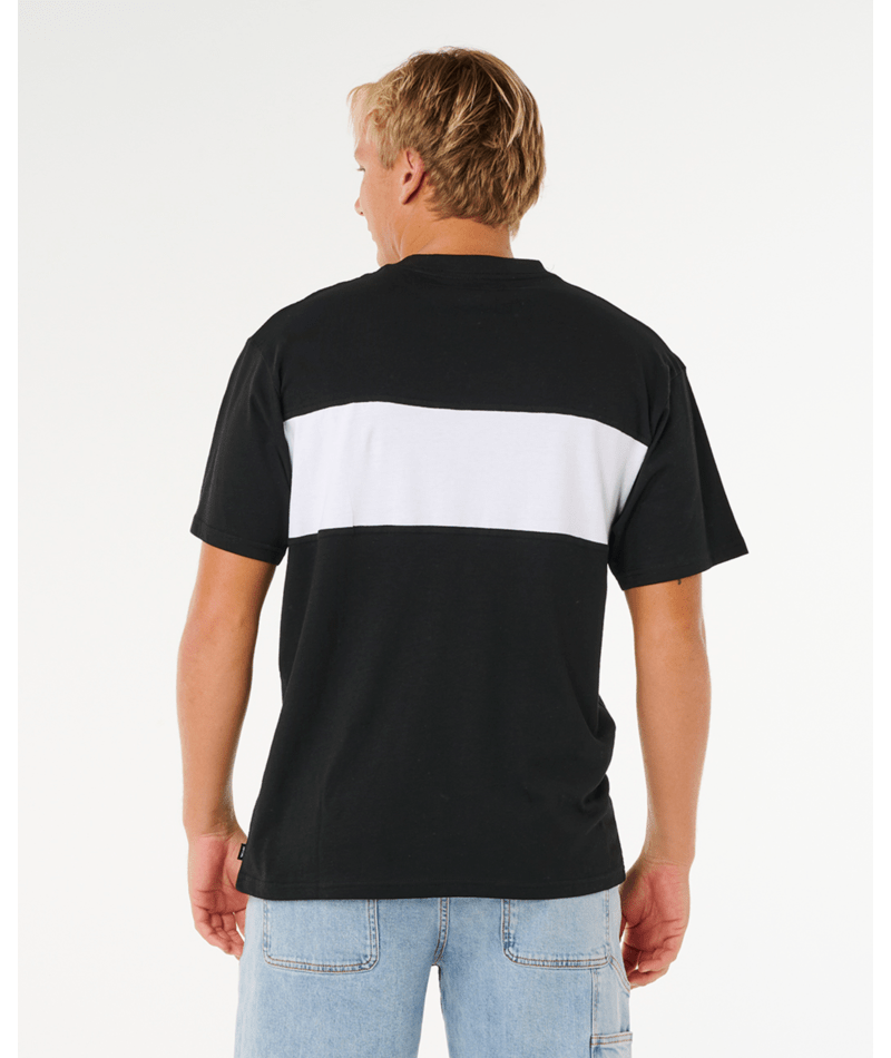 Rip Curl Undertow Tee in BLACK/WHITE