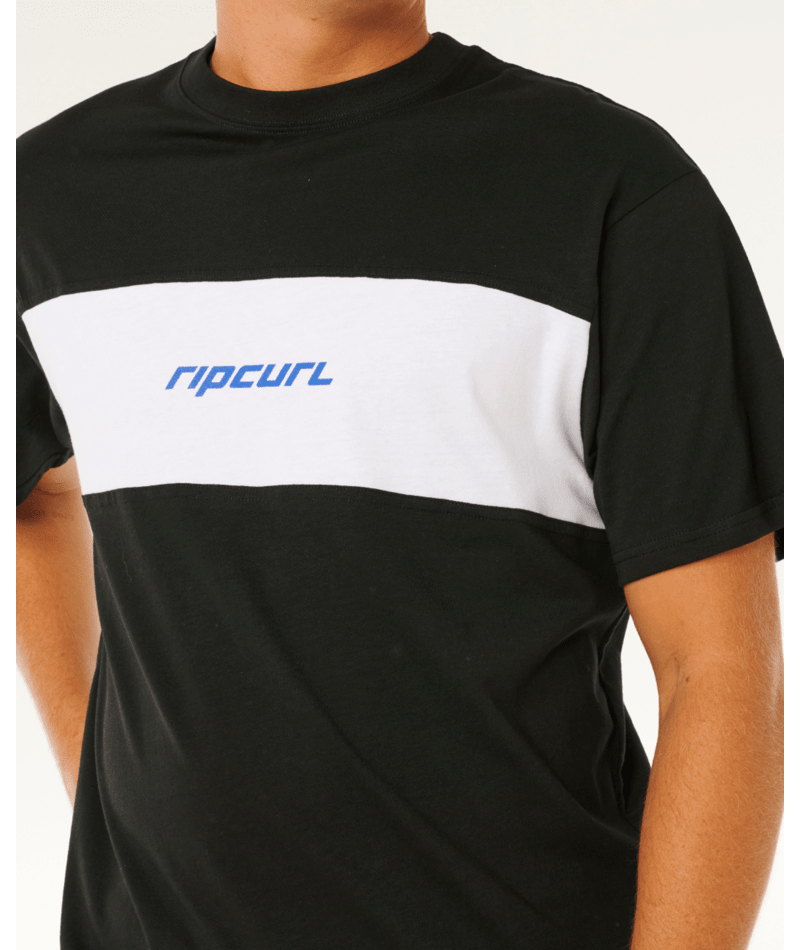 Rip Curl Undertow Tee in BLACK/WHITE