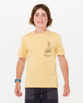 Rip Curl Flamin Galah Tee-Boy in Washed Yellow