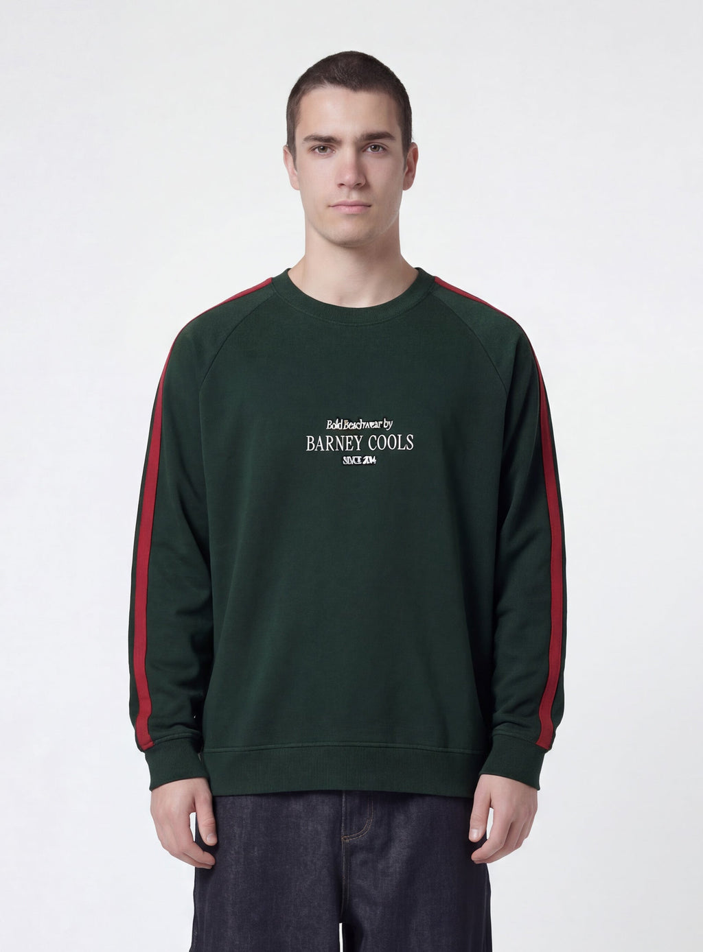 Barney Cools Bb14 Crop Ls T-Shirt Forest in Single