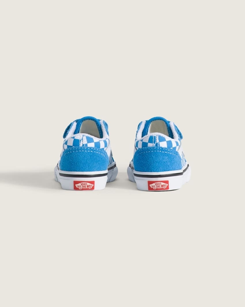 Vans Old Skool V in COLOR THEORY CHECKERBOARD Bright Azure