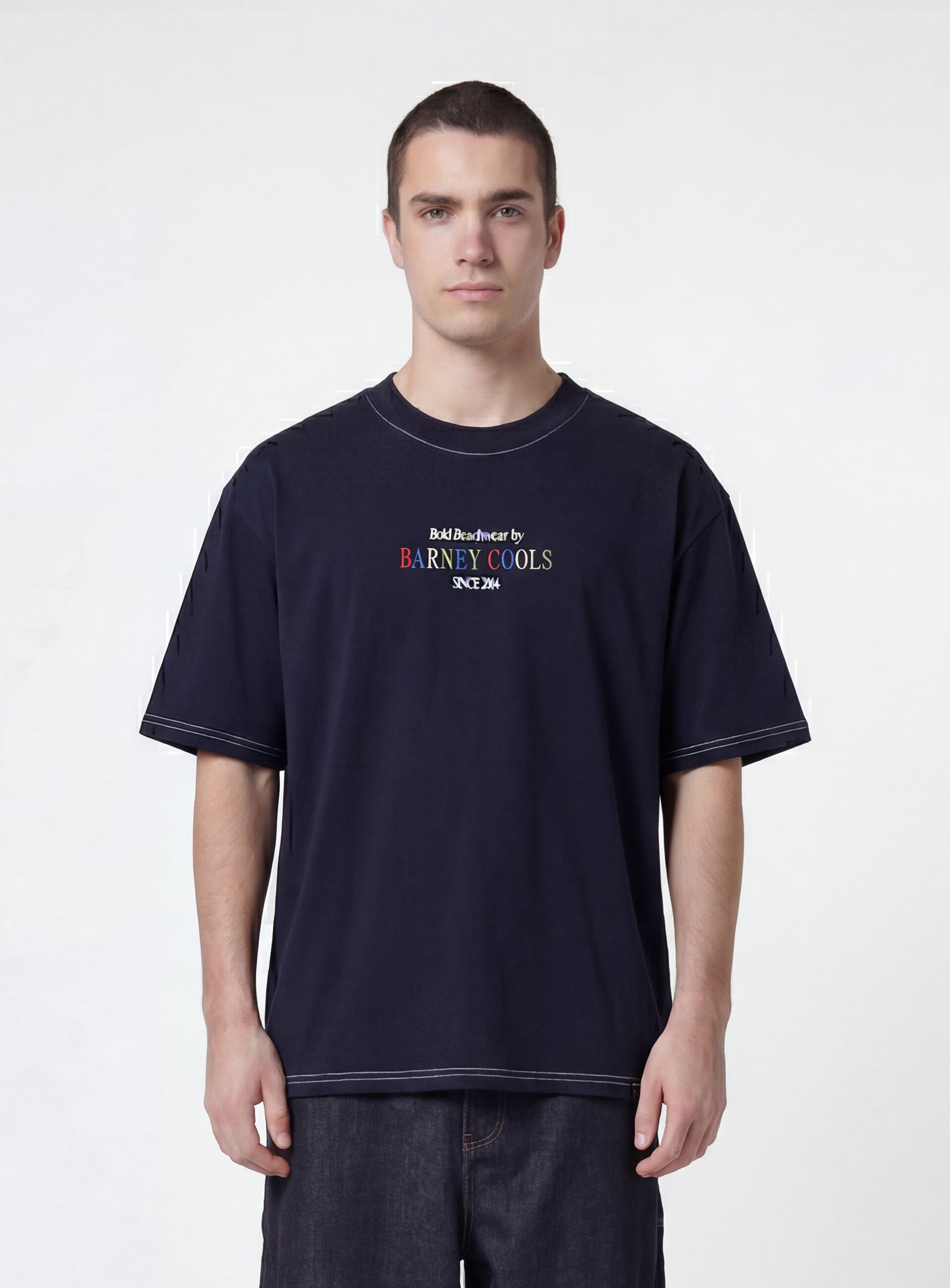 Barney Cools Bb14 T-Shirt Midnight in Single