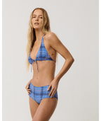 Rip Curl Archive: Plaid Sliding Tri in BLUE