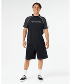 Rip Curl Panel Beater Tee in BLACK