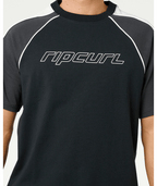 Rip Curl Panel Beater Tee in BLACK