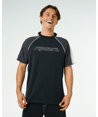 Rip Curl Panel Beater Tee in BLACK