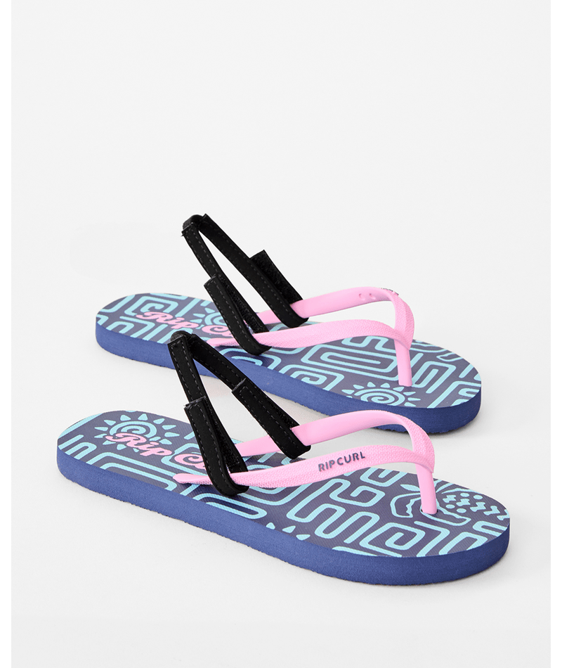 Rip Curl Mixed Bloom Open Toe-Girl in NAVY