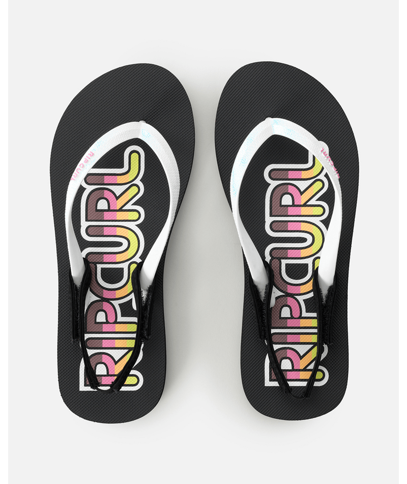 Rip Curl Mixed Bloom Open Toe-Girl in WASHED BLACK