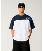 Rip Curl Archive Thrashed Panel Tee in WHITE