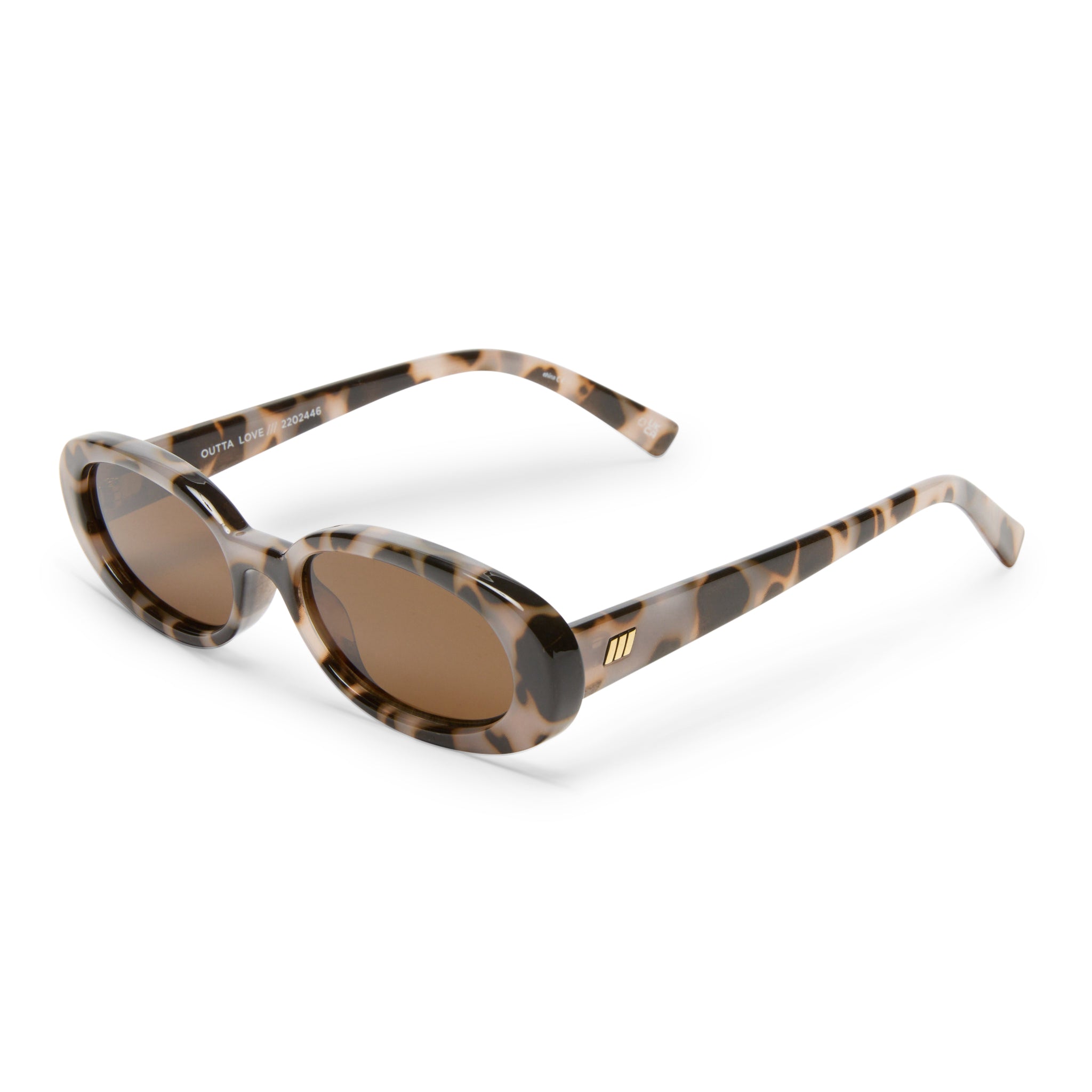 Le Specs OUTTA LOVE COOKIE TORT in SMOKEY BROWN MONO