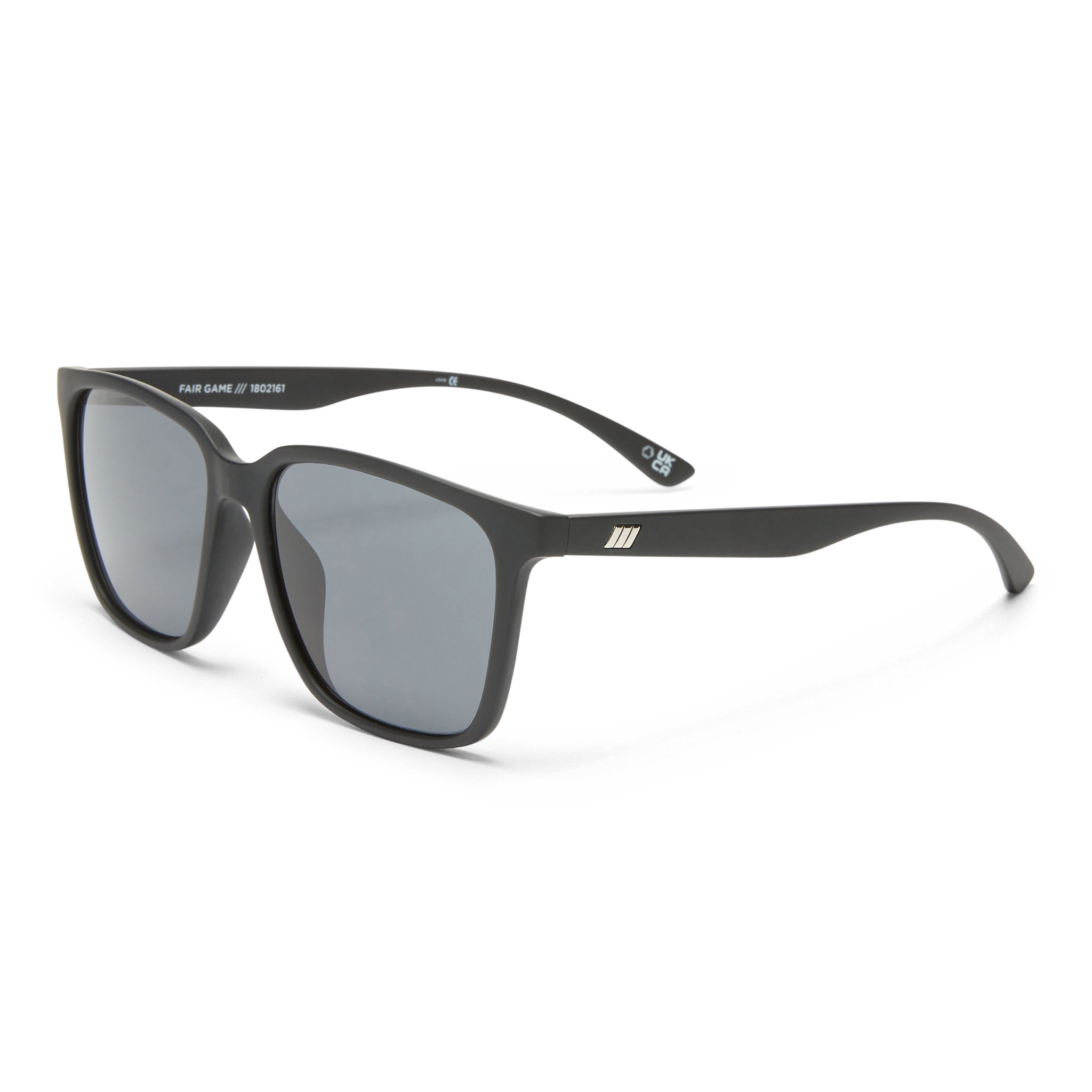 Le Specs FAIR GAME MATTE BLACK in SMOKE  MONO