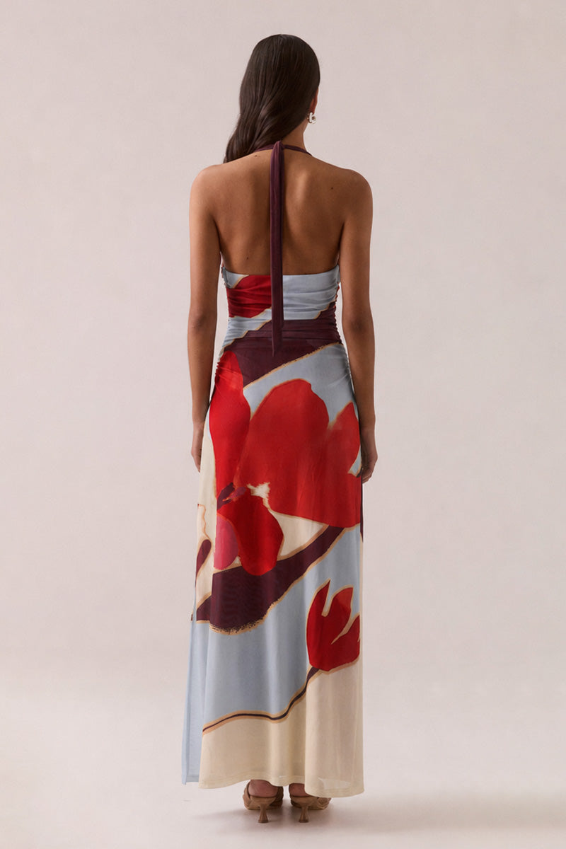 Sovere KALEA DRESS - BLUE BLOOM in Blue Bloom