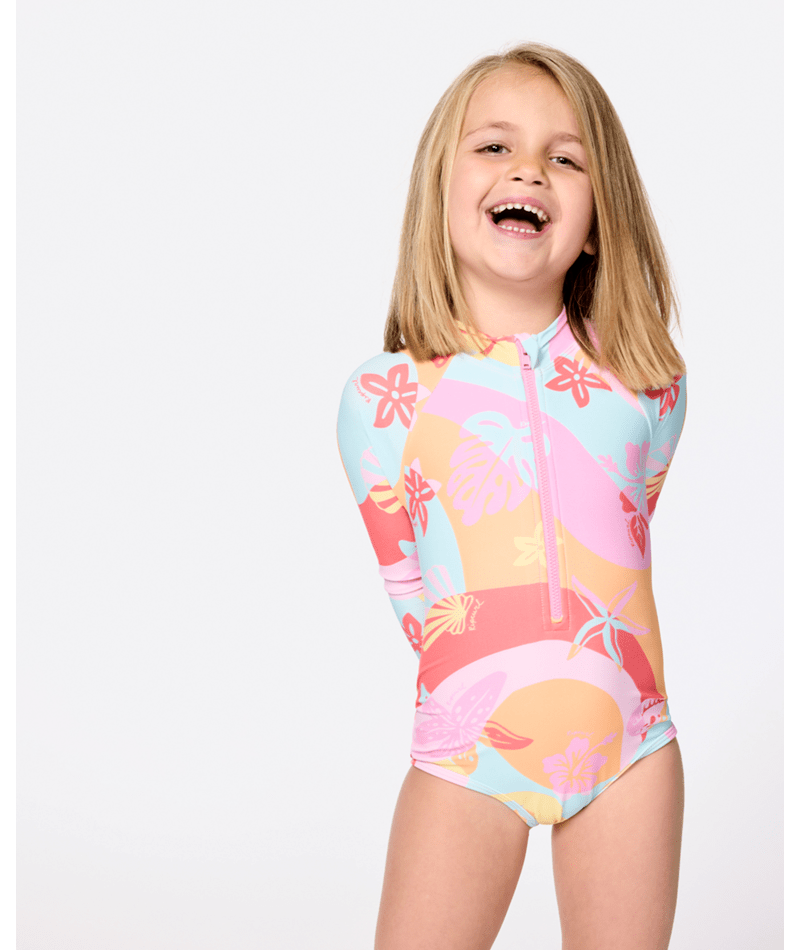 Rip Curl Island Days Ls Surfsuit - Girl in MULTICO