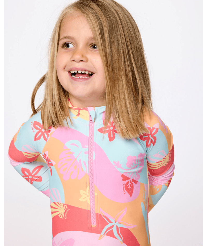 Rip Curl Island Days Ls Surfsuit - Girl in MULTICO