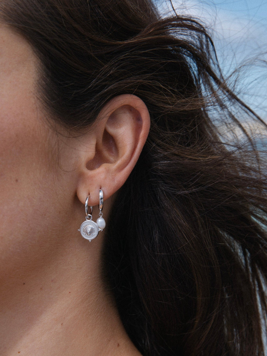 Malakai The Label Isola Sea Earrings in Sterling Silver in Default Title