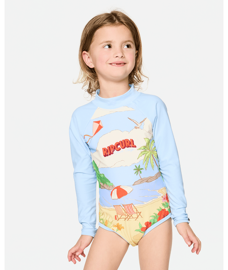 Rip Curl Road Trip Ls Surfsuit - Girl in SKY BLUE