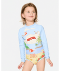 Rip Curl Road Trip Ls Surfsuit - Girl in SKY BLUE