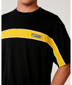 Rip Curl Archive 69 Panel Tee in Black
