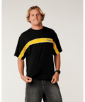 Rip Curl Archive 69 Panel Tee in Black