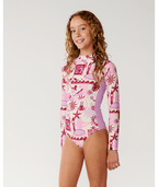 Rip Curl Costa Del Sol Ls Surfsuit-Girl in LILAC