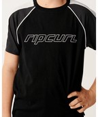 Rip Curl Panel Beater Tee-Boy in BLACK