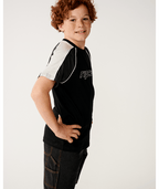 Rip Curl Panel Beater Tee-Boy in BLACK