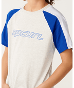 Rip Curl Panel Beater Tee-Boy in ELECTRIC COBALT