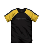 Rip Curl Panel Beater Tee-Boy in Royal Yellow