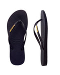 Havaianas Slim Metal Logo Black/Gold in Black/Gold