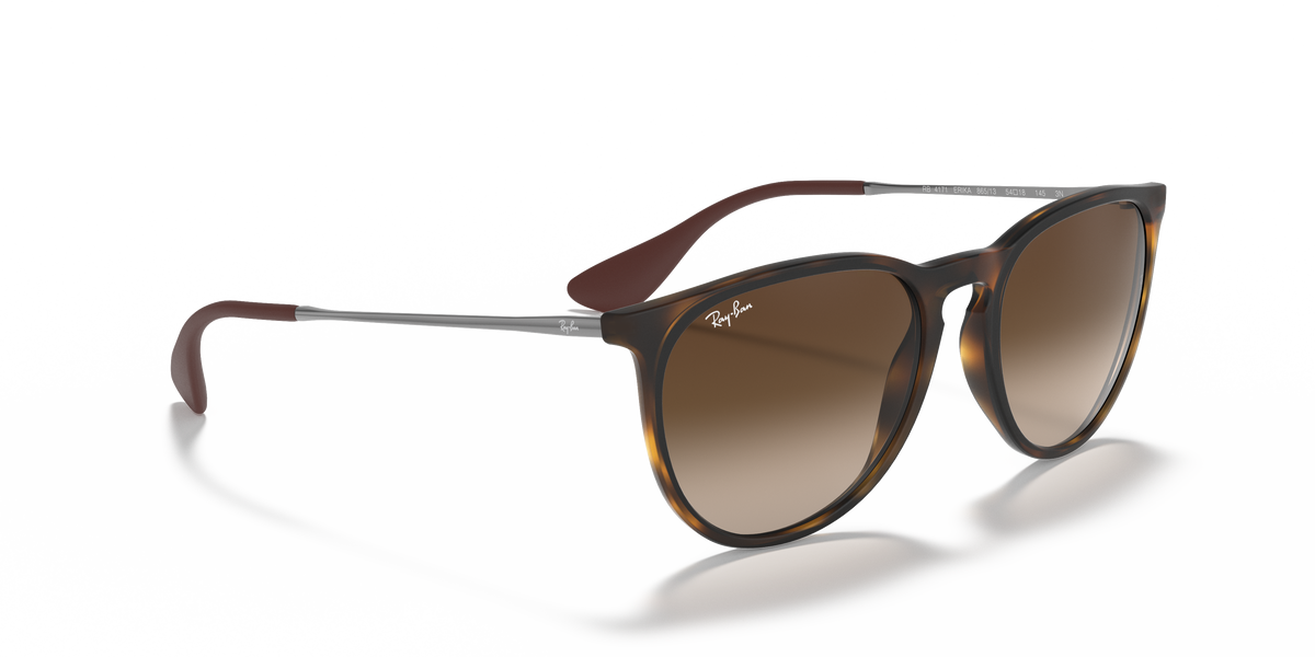 Ray-Ban® ERIKA RUBBER HAVANA BROWN GRAD in Rubber Havana