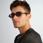 Le Specs FOUNDRY + BLACK in SMOKEY BROWN MONO