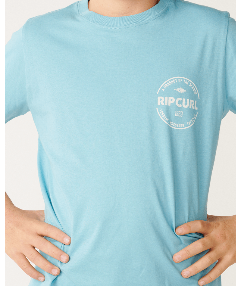 Rip Curl Staple Tee-Boy in WAVE POOL