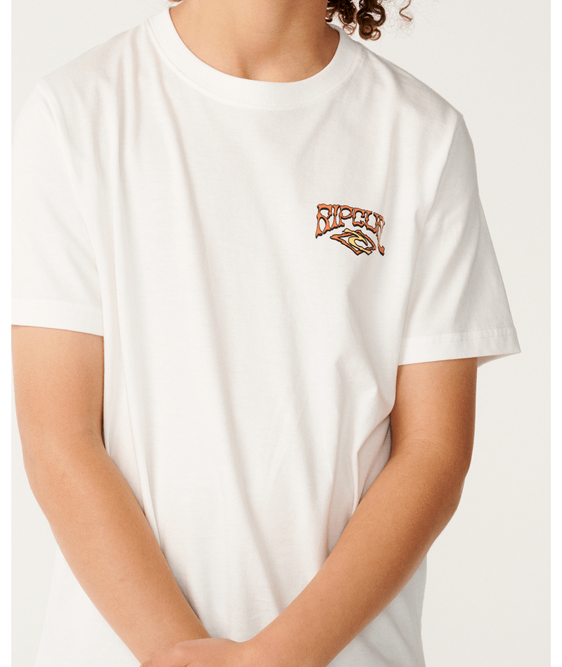 Rip Curl Air Shred Tee-Boy in BONE