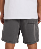 Billabong Mens All Day Overdye Layback 17" Boardshorts in Black