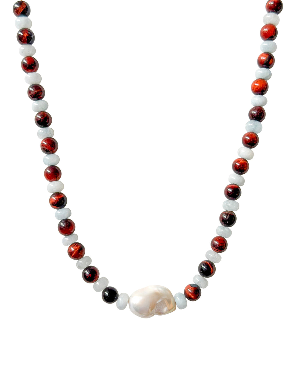 Malakai The Label Juni Beaded Necklace in Gold