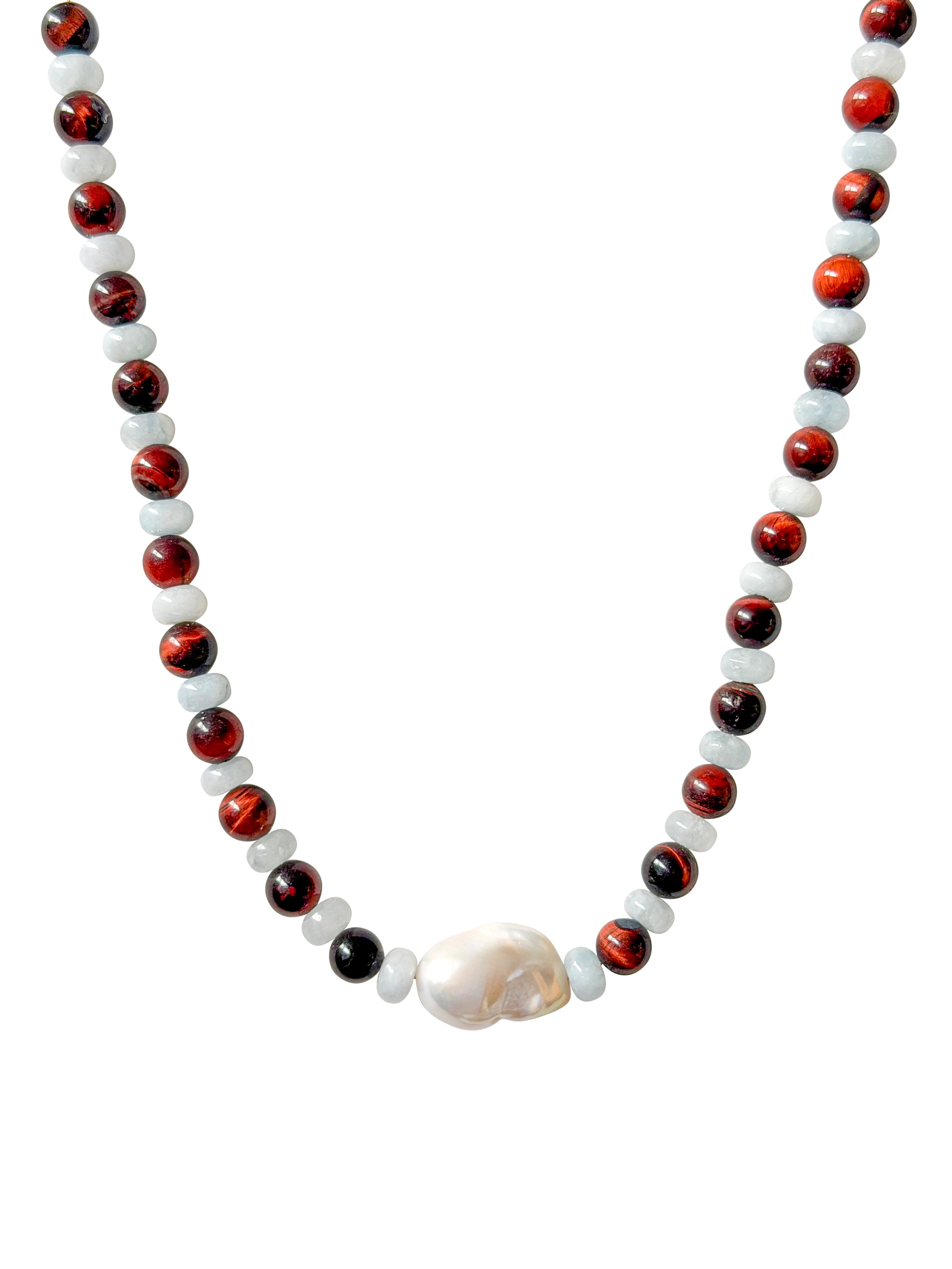 Malakai The Label Juni Beaded Necklace in Gold