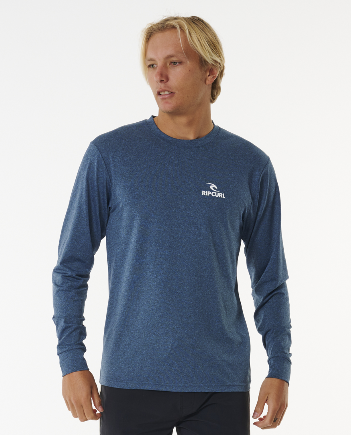 Rip Curl Stack Upf L/S in NAVY MARLE