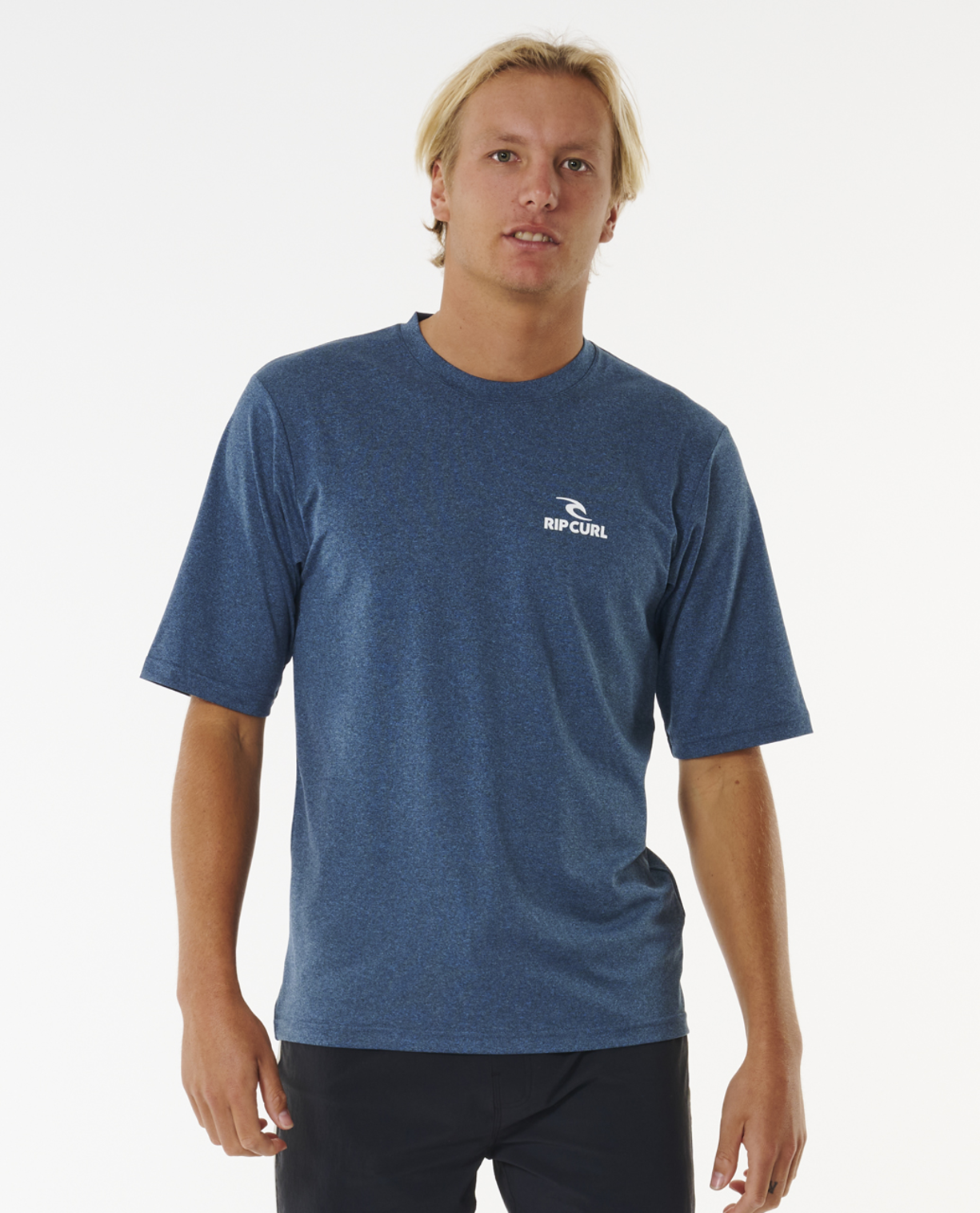 Rip Curl Stack Upf S/S in NAVY MARLE