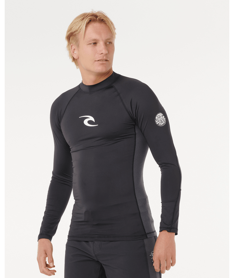 Rip Curl Waves Upf Perf L/S in BLACK