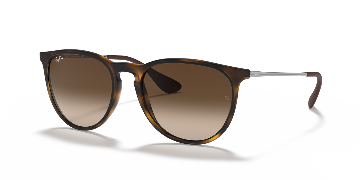 Ray-Ban® ERIKA RUBBER HAVANA BROWN GRAD in Rubber Havana