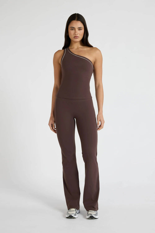 All Fenix Allfenix Cloudcore One Shoulder Contrast Piping Tank in Single