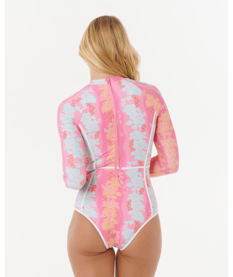 Rip Curl Waikiki Keepsakes Upf Surfsuit in PINK