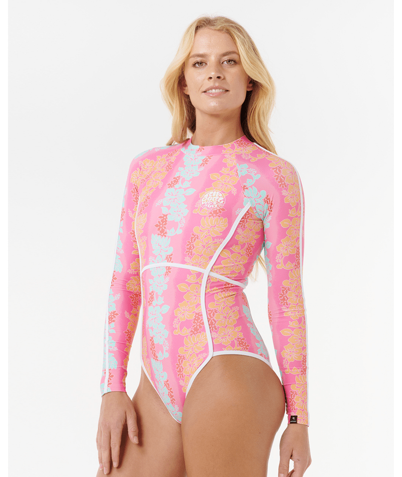 Rip Curl Waikiki Keepsakes Upf Surfsuit in PINK