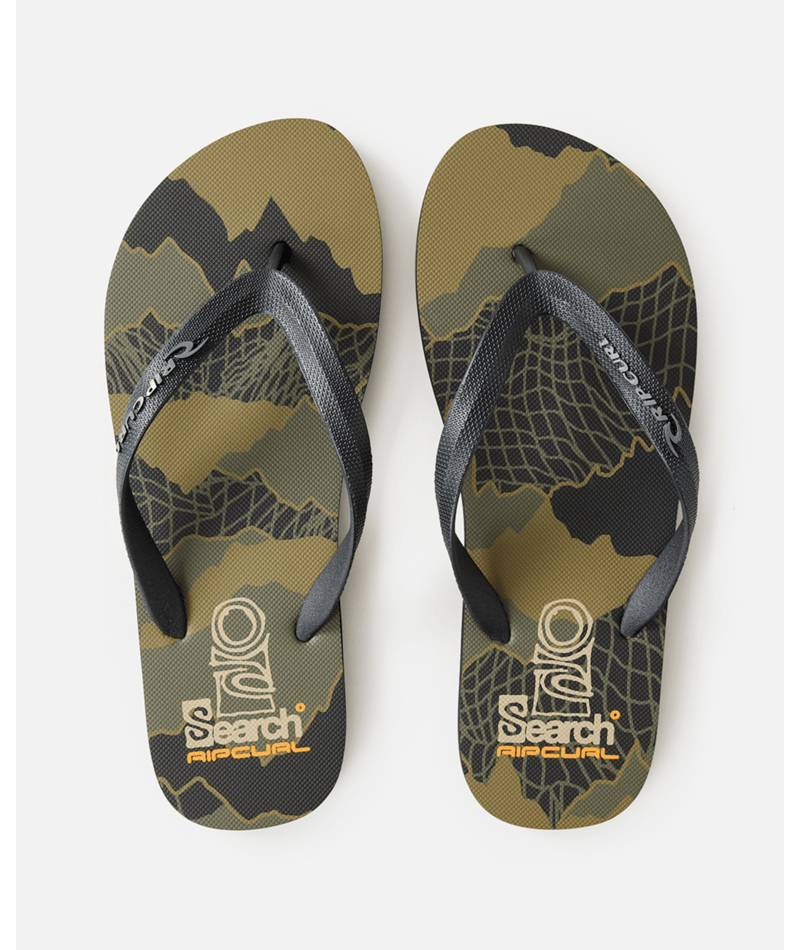 Rip Curl Search Bloom Open Toe in BLACK/OLIVE