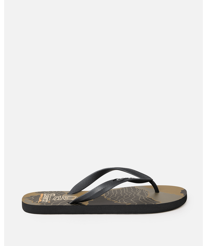 Rip Curl Search Bloom Open Toe in BLACK/OLIVE