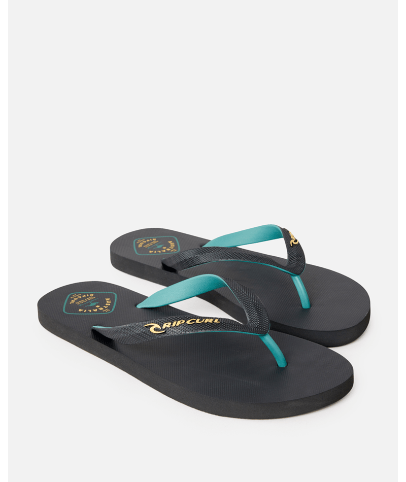 Rip Curl Desto Bloom Open Toe in BLACK/GREEN